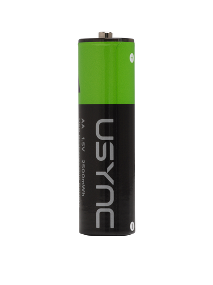 AA rechargeable batteries 2 Pack <br/> 2500MWh – 1700mAh