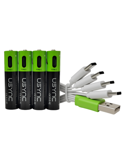 AAA rechargeable batteries 4 Pack<br/>750MWh – 500mAh