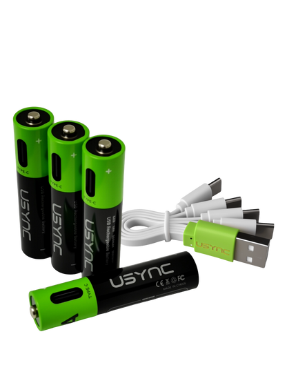AA rechargeable batteries 4 Pack <br/>3000MWh – 2000mAh