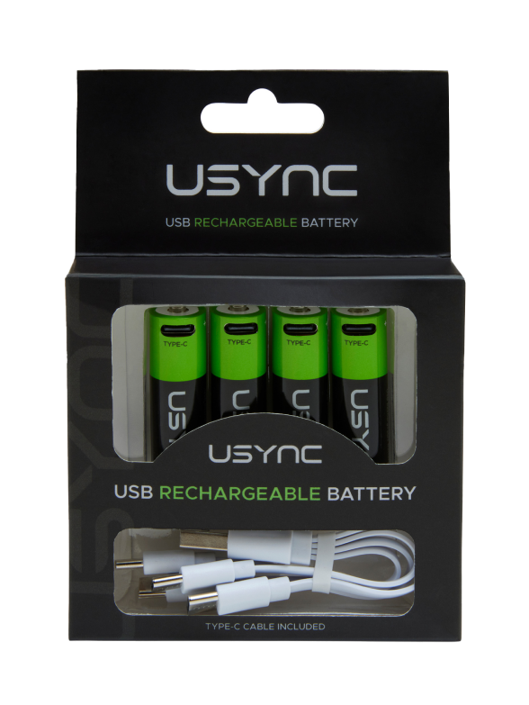 AA rechargeable batteries 4 Pack <br/>3000MWh – 2000mAh