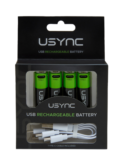 AA rechargeable batteries 4 Pack <br/>3000MWh – 2000mAh